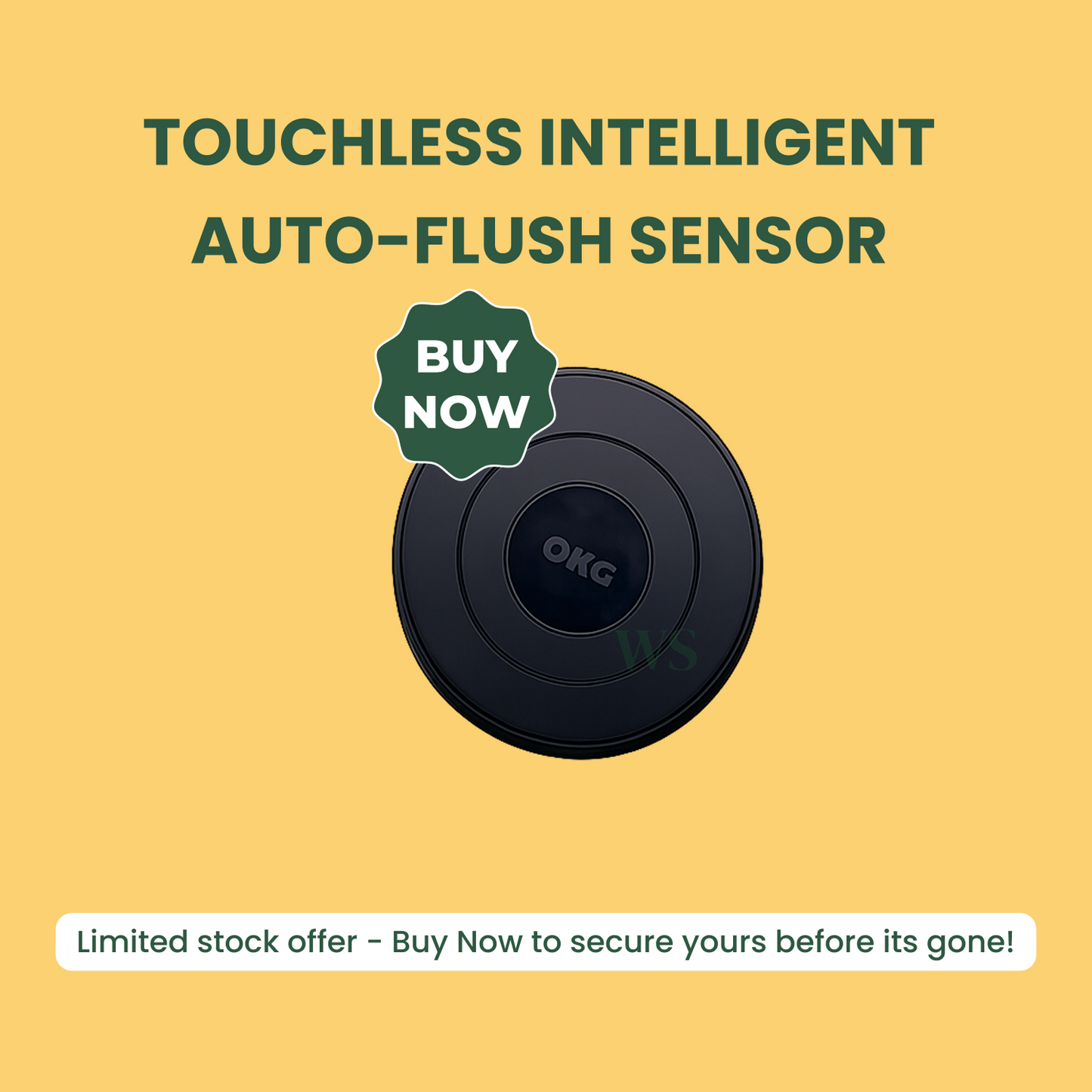 Hands Free Automatic Flush Toilet Sensor