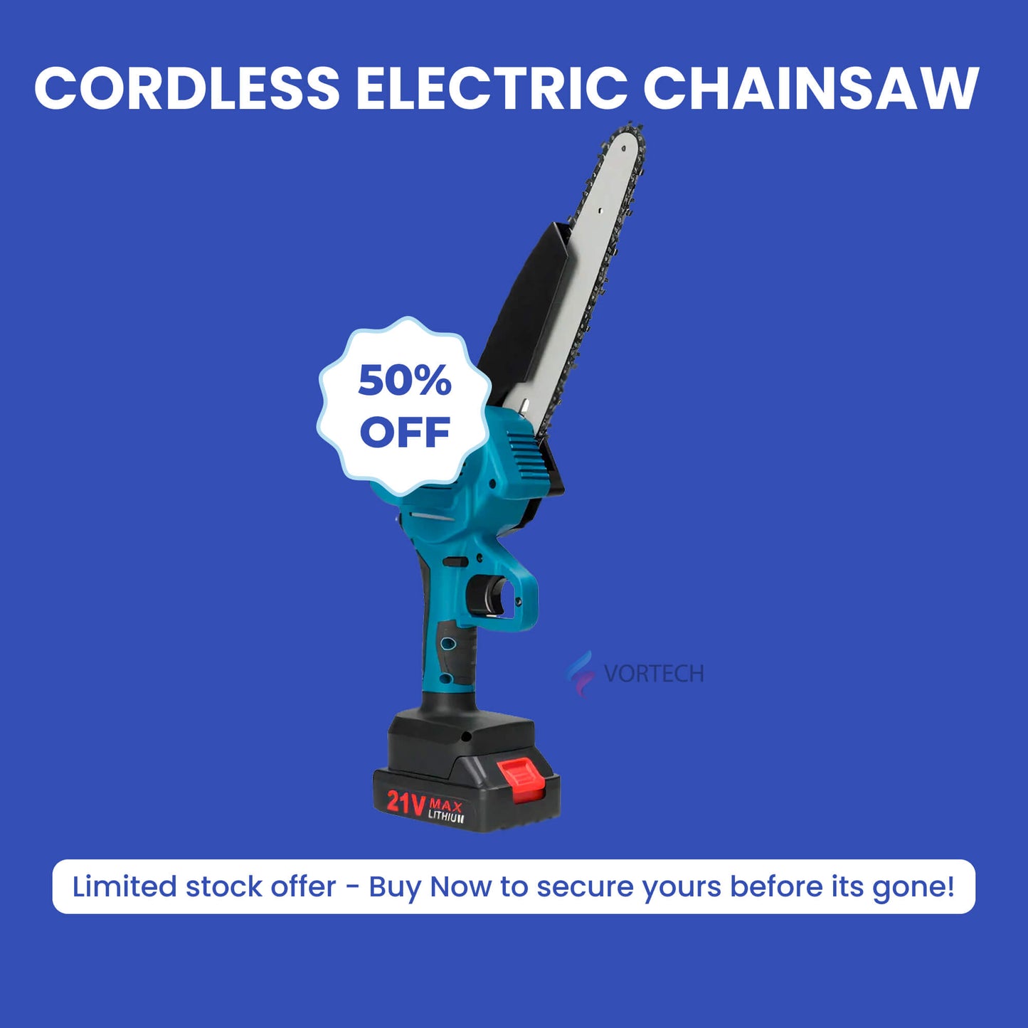 Portable Electric Chainsaw for Easy Tree Pruning