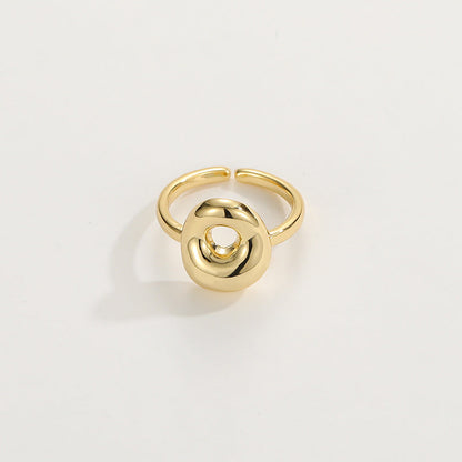 Personalized Fun Alphabet Initial Ring