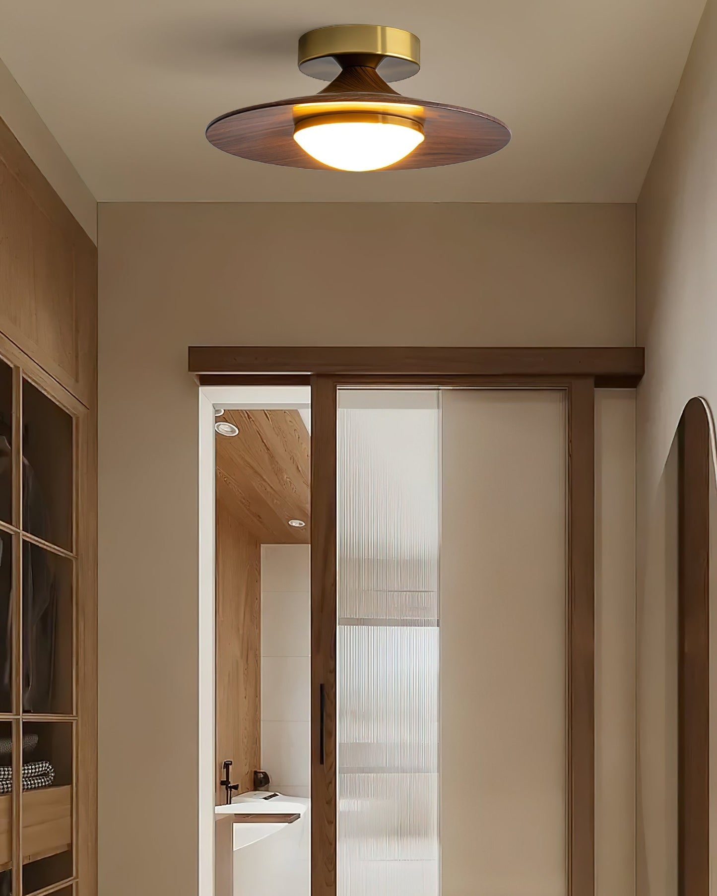 Slim LED Flush Mount Ceiling Light Fixture