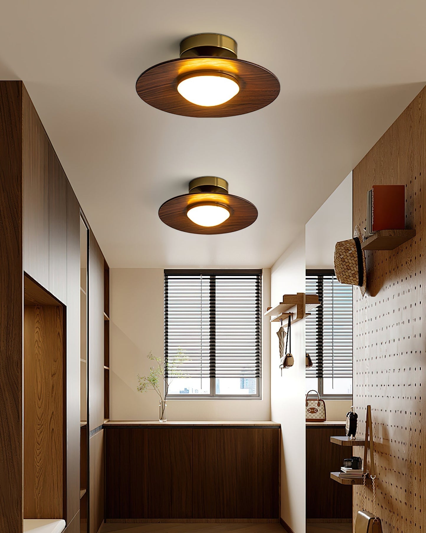 Slim LED Flush Mount Ceiling Light Fixture