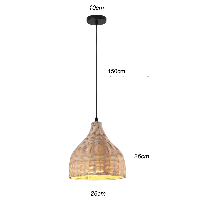 Natural Bamboo Table Lamp