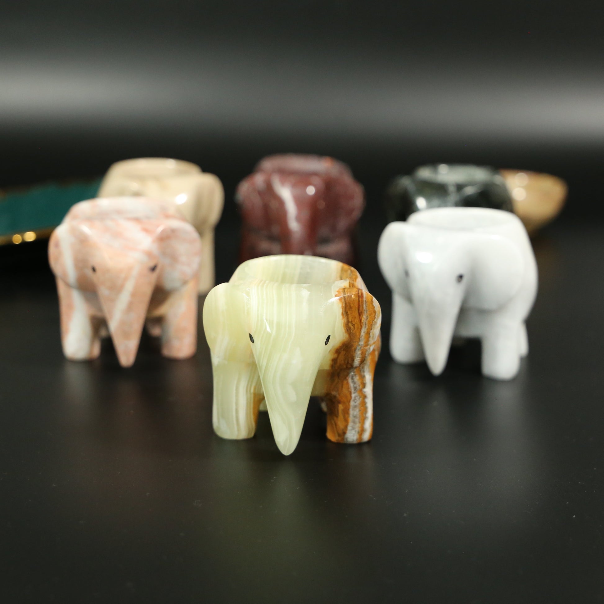 Elephant Tea Light Holder - Classic Table Top Decoration - Halri