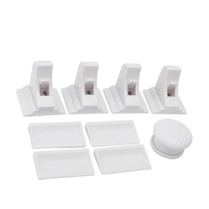 Easy Install Child Safety Locks, Adhesive, 4 Pack - Halri