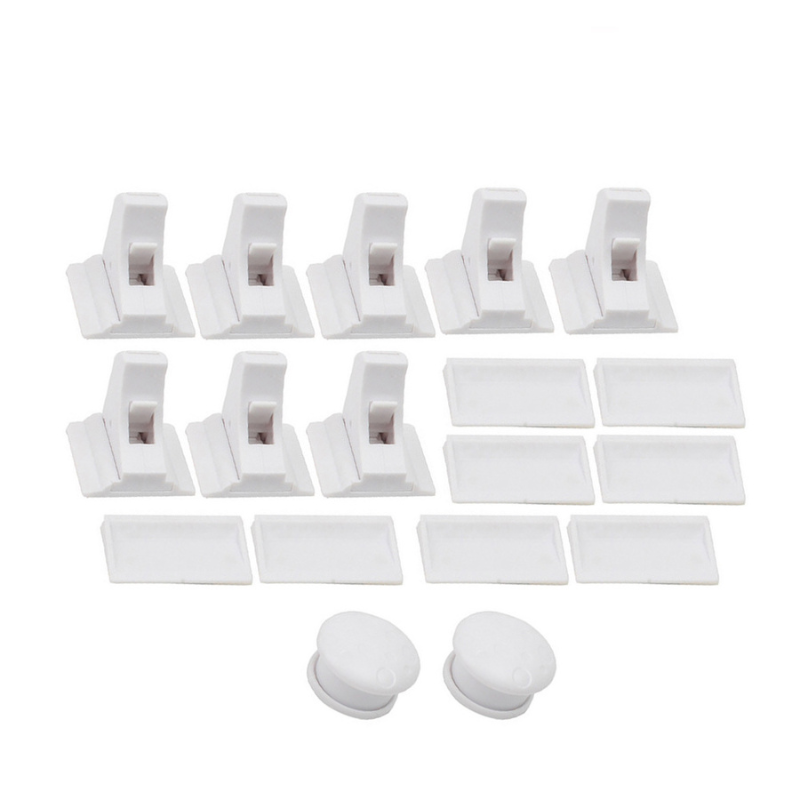 Easy Install Child Safety Locks, Adhesive, 4 Pack