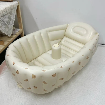 Portable Baby Inflatable Bath Tub with Non Slip Base - Halri