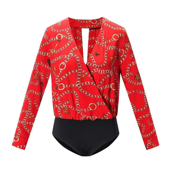 Retro Style Women's Bodysuit