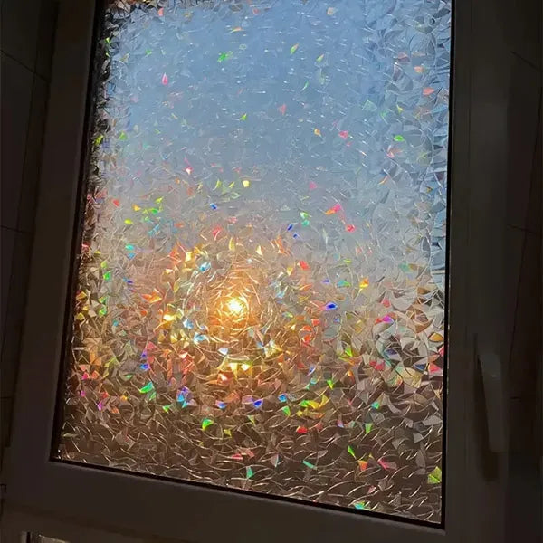 Instant Window Decor with PrismaGlow Sticker - Halri