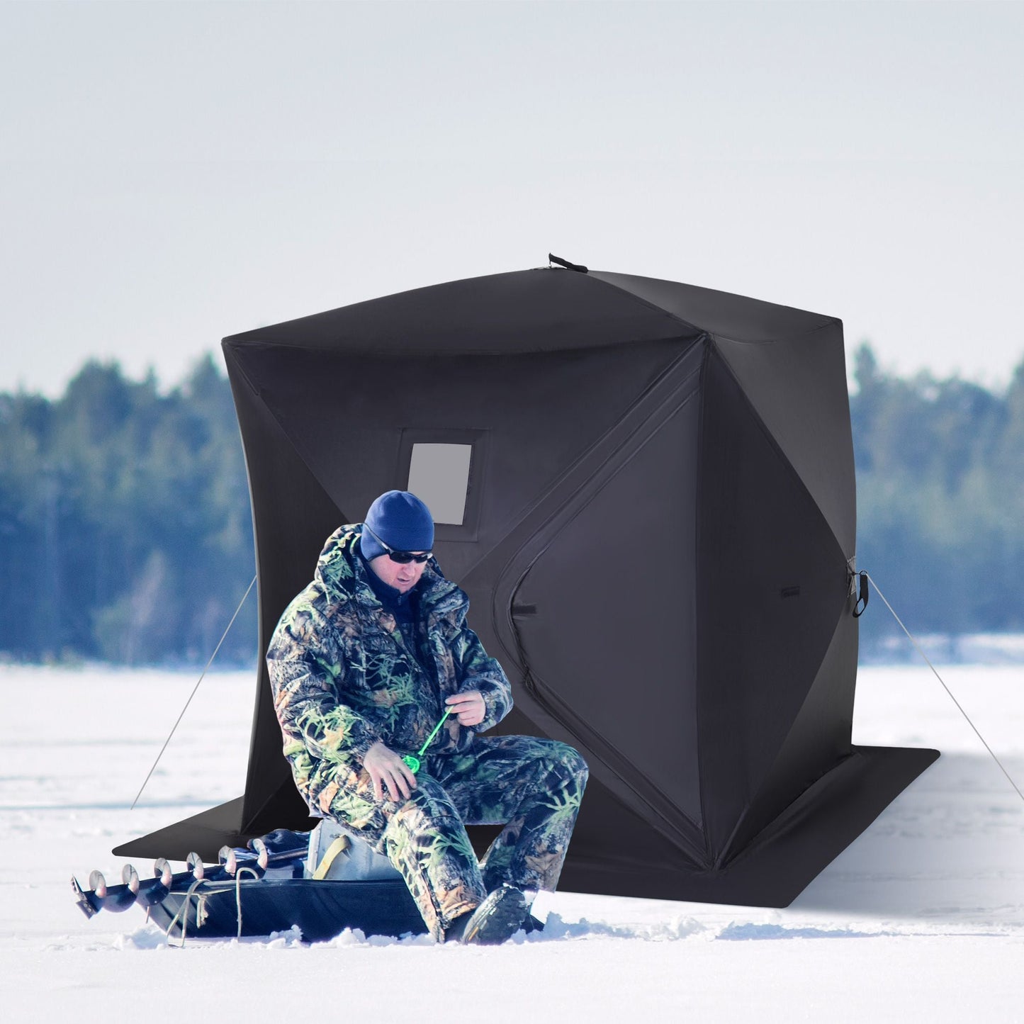 Durable Waterproof Portable Ice Fishing Shelter Tent