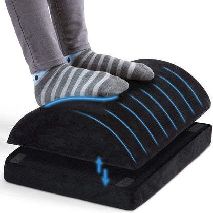 Comfortable Adjustable Under Desk Footrest for Home Office