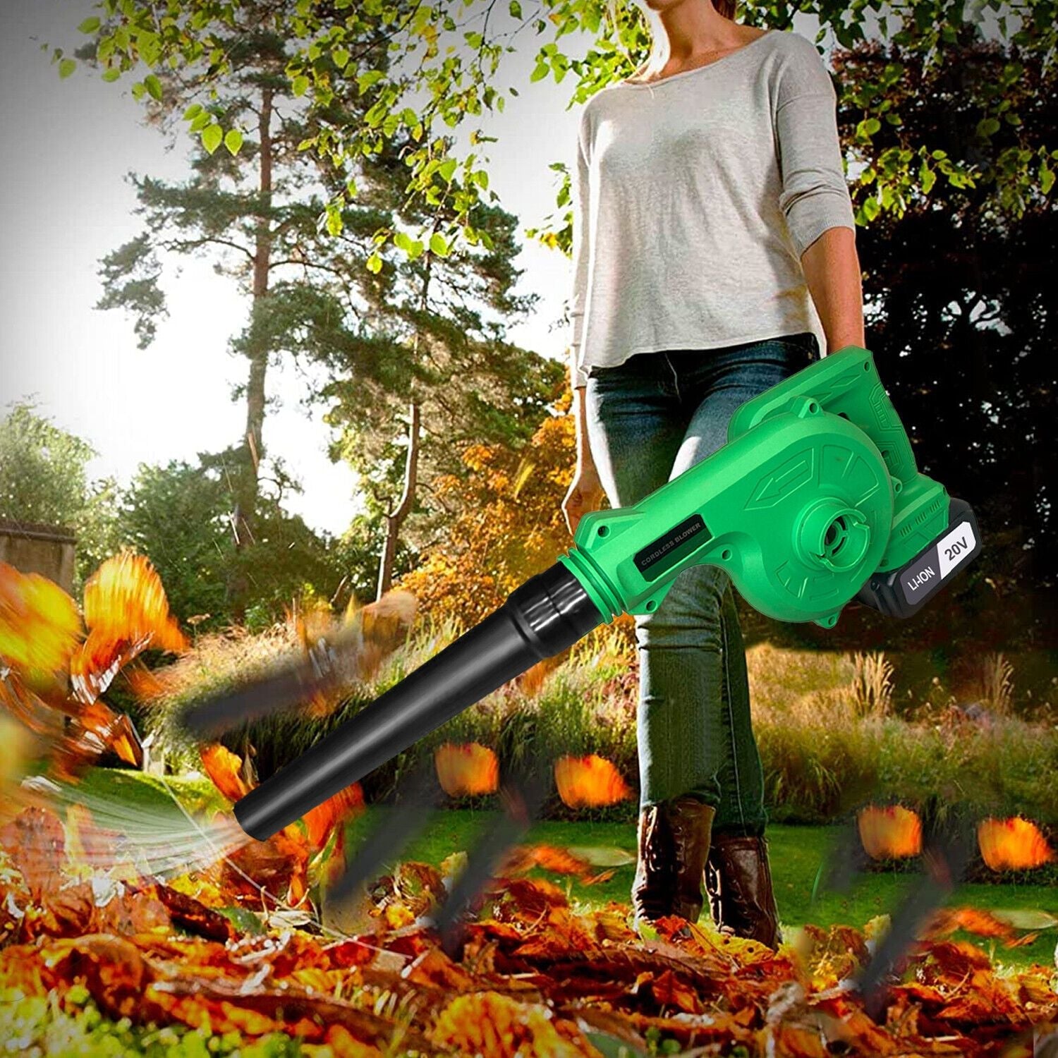 Portable Electric 2 in 1 Leaf Blower Vacuum - Halri