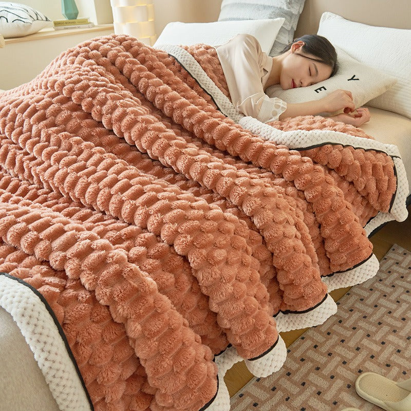 Plush Soft Velvet Throw Blanket