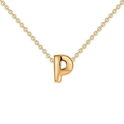 Delicate Script Monogram Initial Necklace