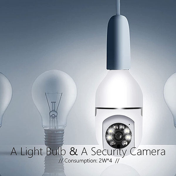 Wireless Hidden Spy Camera Bulb