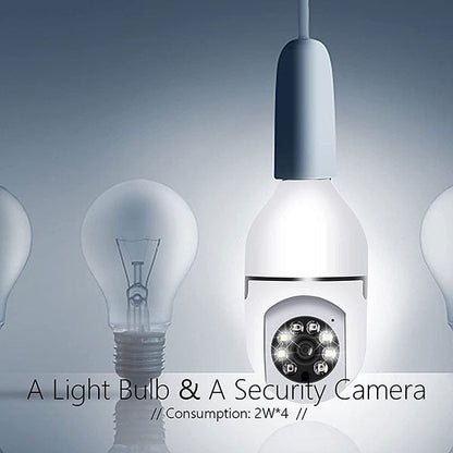 Wireless Hidden Spy Camera Bulb