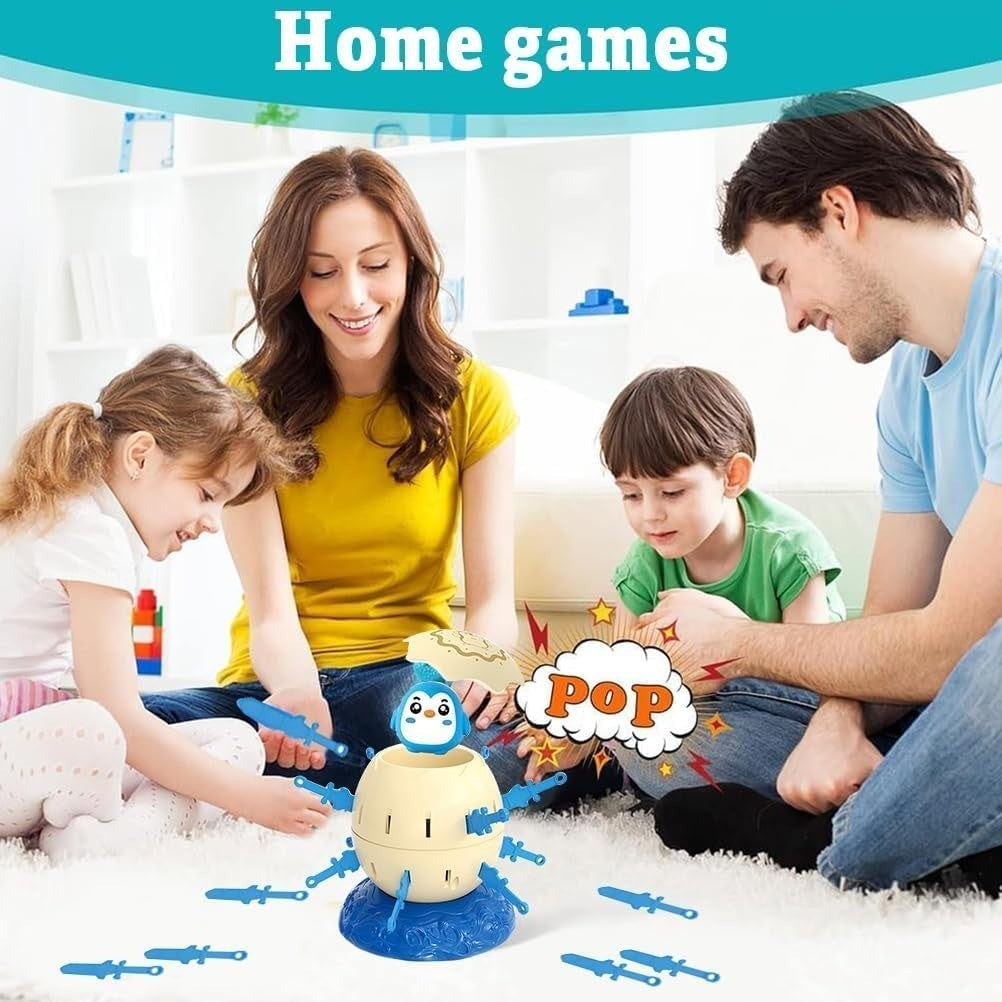 Penguin Barrel Game with Fun Family Play, Multi-Player, Safe for Ages 3+