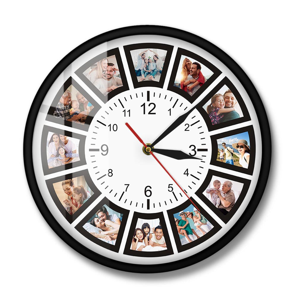 Customizable Picture Wall Clock