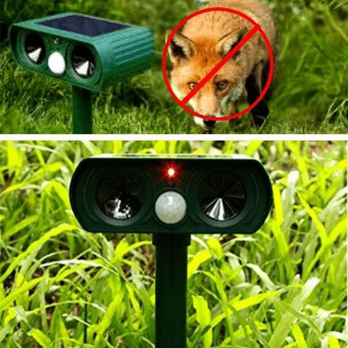 Outdoor Squirrel Repellent Solar Powered Yard Defender