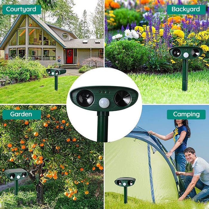 Outdoor Motion Sensor Animal Repellent Device