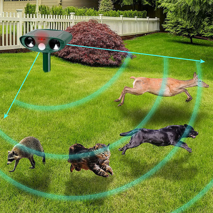 Outdoor Motion Sensor Animal Repellent Device