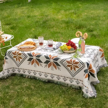 Colorful Bohemian Outdoor Blanket