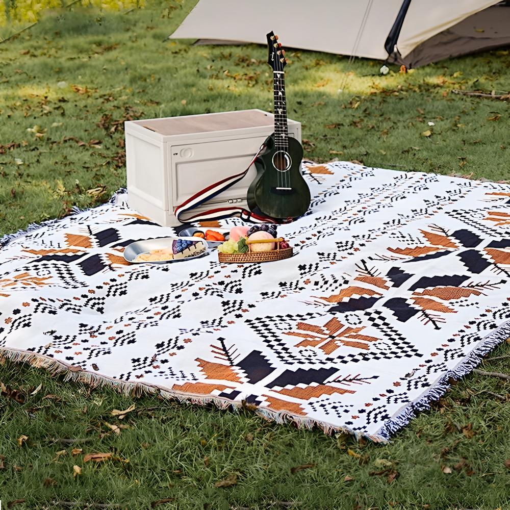 Colorful Bohemian Outdoor Blanket