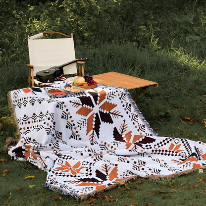 Colorful Bohemian Outdoor Blanket