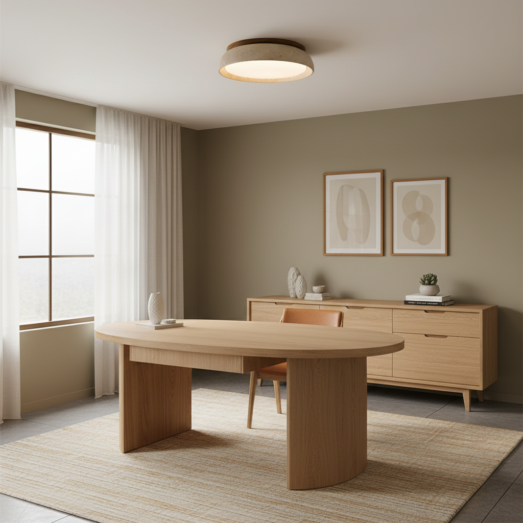 Stylish Circular LED Ceiling Fixtures for Homes