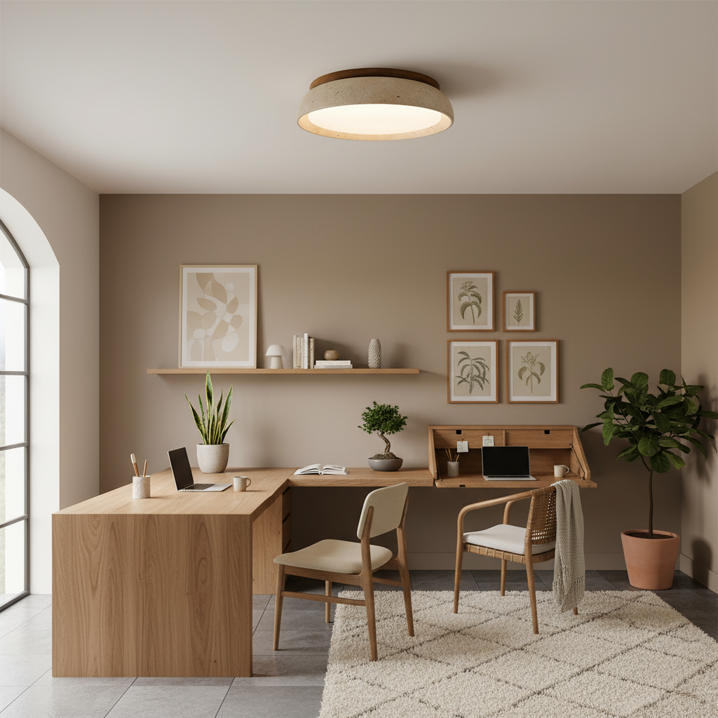 Stylish Circular LED Ceiling Fixtures for Homes