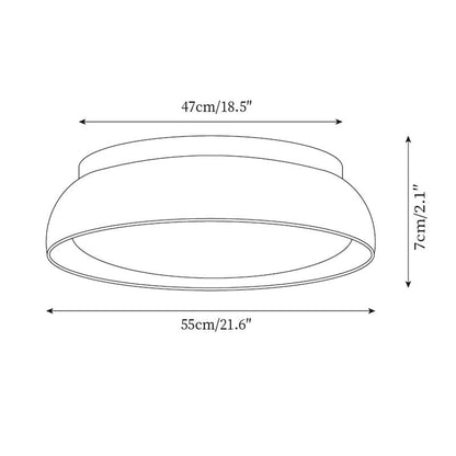 Stylish Circular LED Ceiling Fixtures for Homes