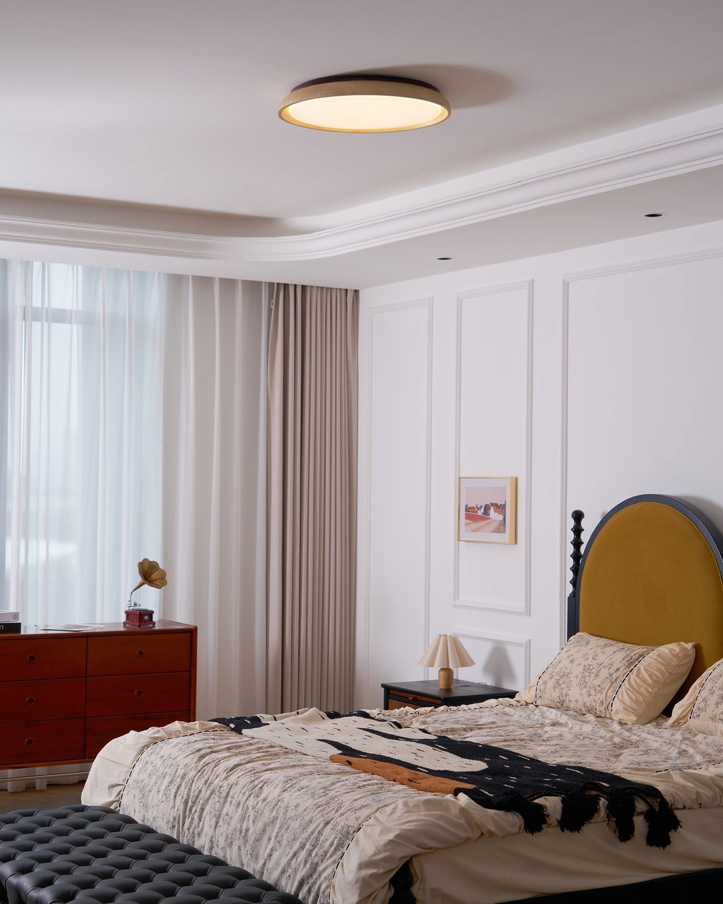 Stylish Circular LED Ceiling Fixtures for Homes