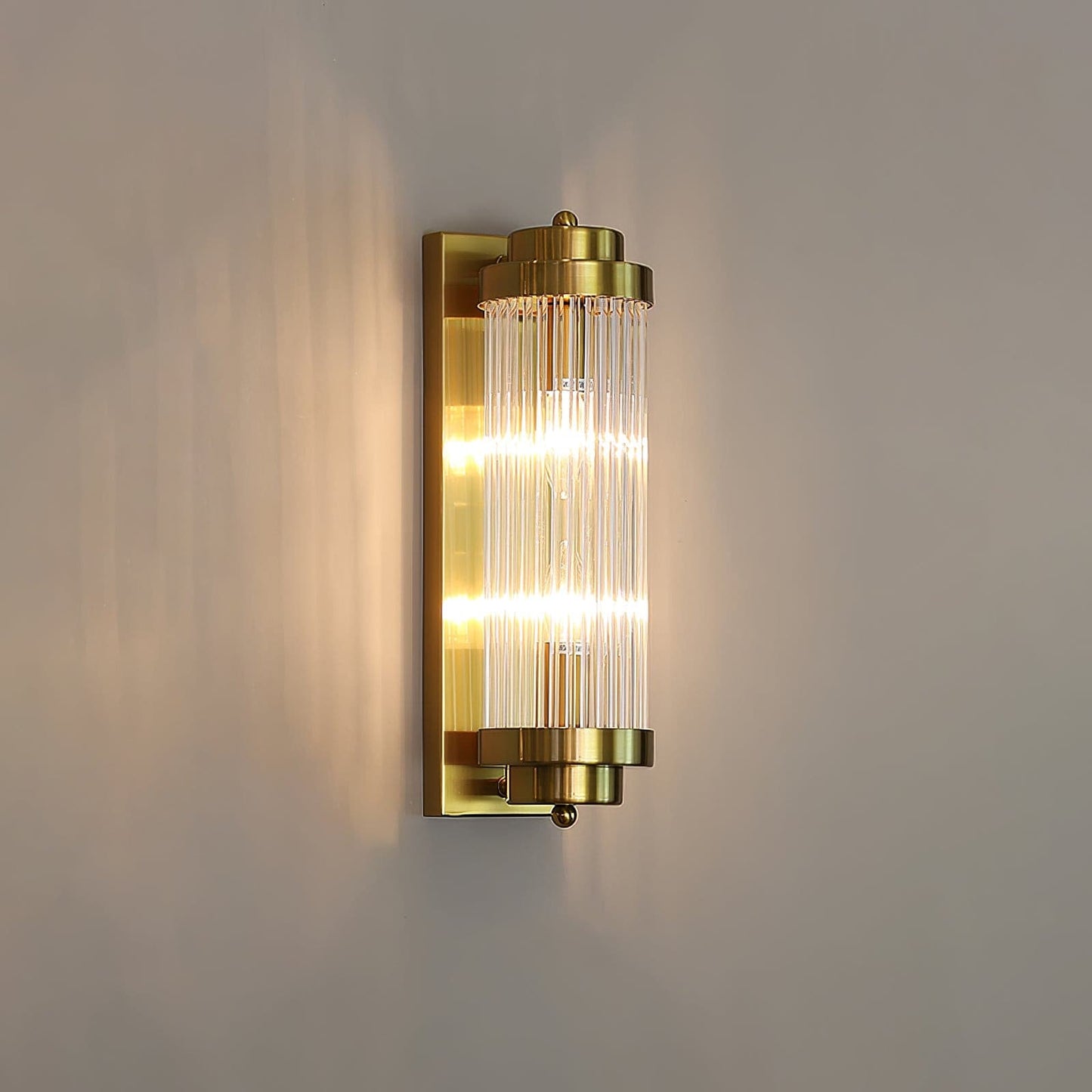 Classic Glass LED Wall Light in Vintage Design - Halri