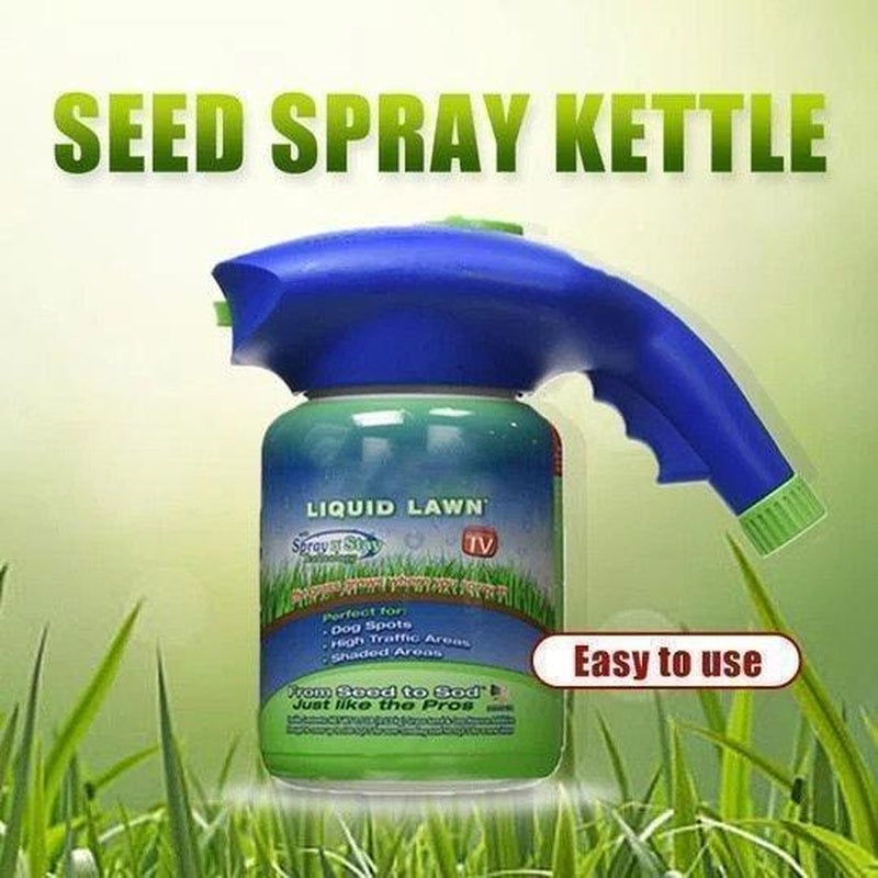 Plastic Seed Sprayer and Watering Can for Gardens and Lawns