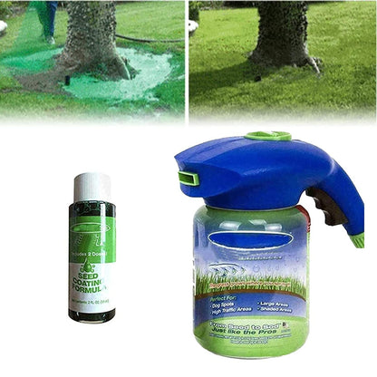 Plastic Seed Sprayer and Watering Can for Gardens and Lawns