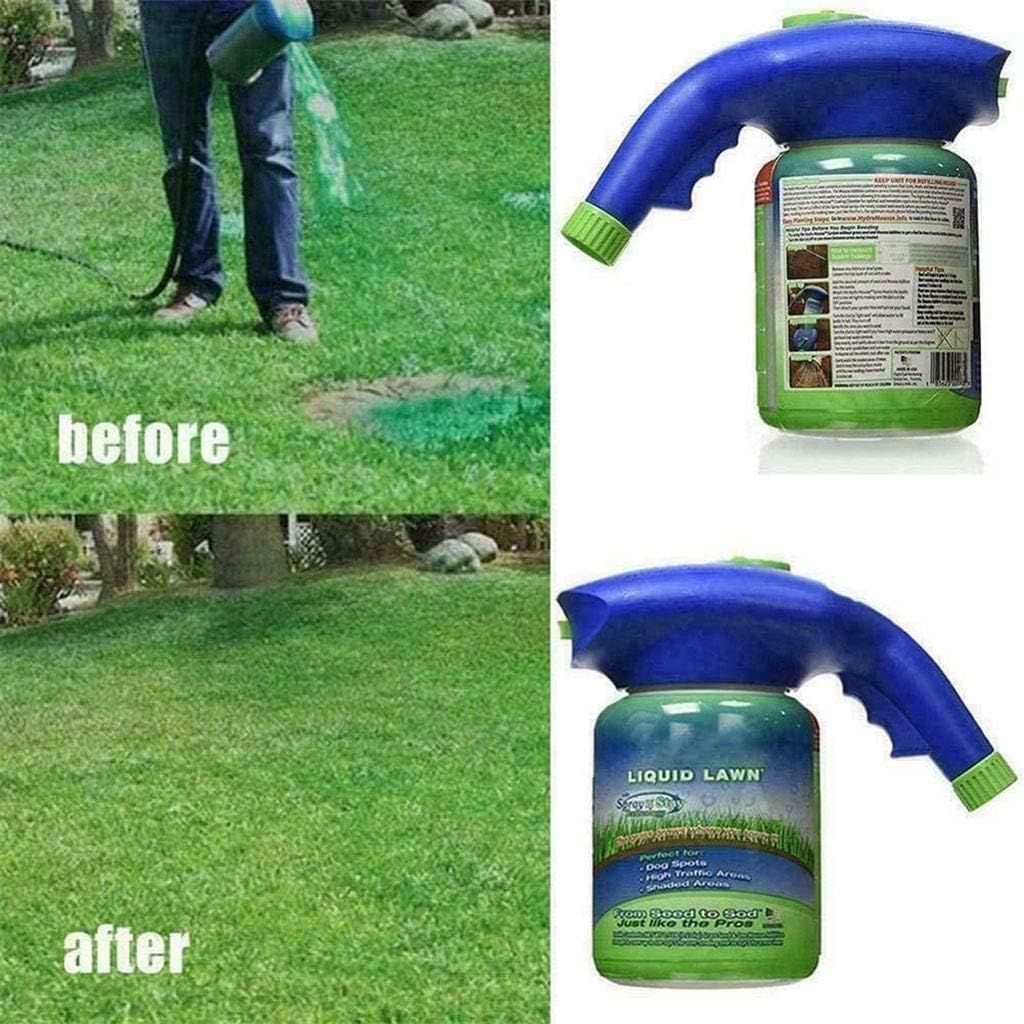 Plastic Seed Sprayer and Watering Can for Gardens and Lawns