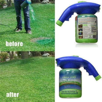 Plastic Seed Sprayer and Watering Can for Gardens and Lawns