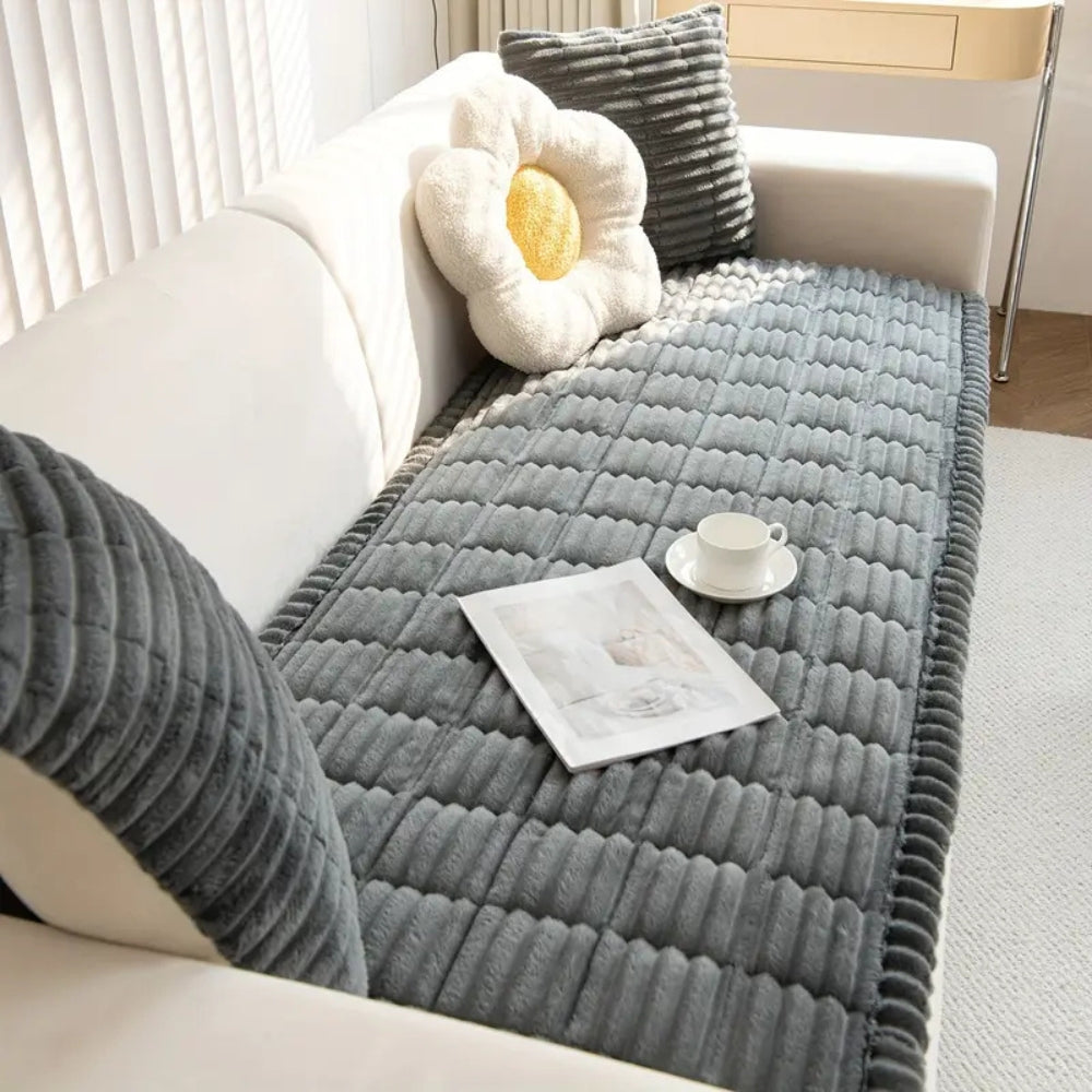 Soft Furniture Cover with Deluxe Ruffled Trim