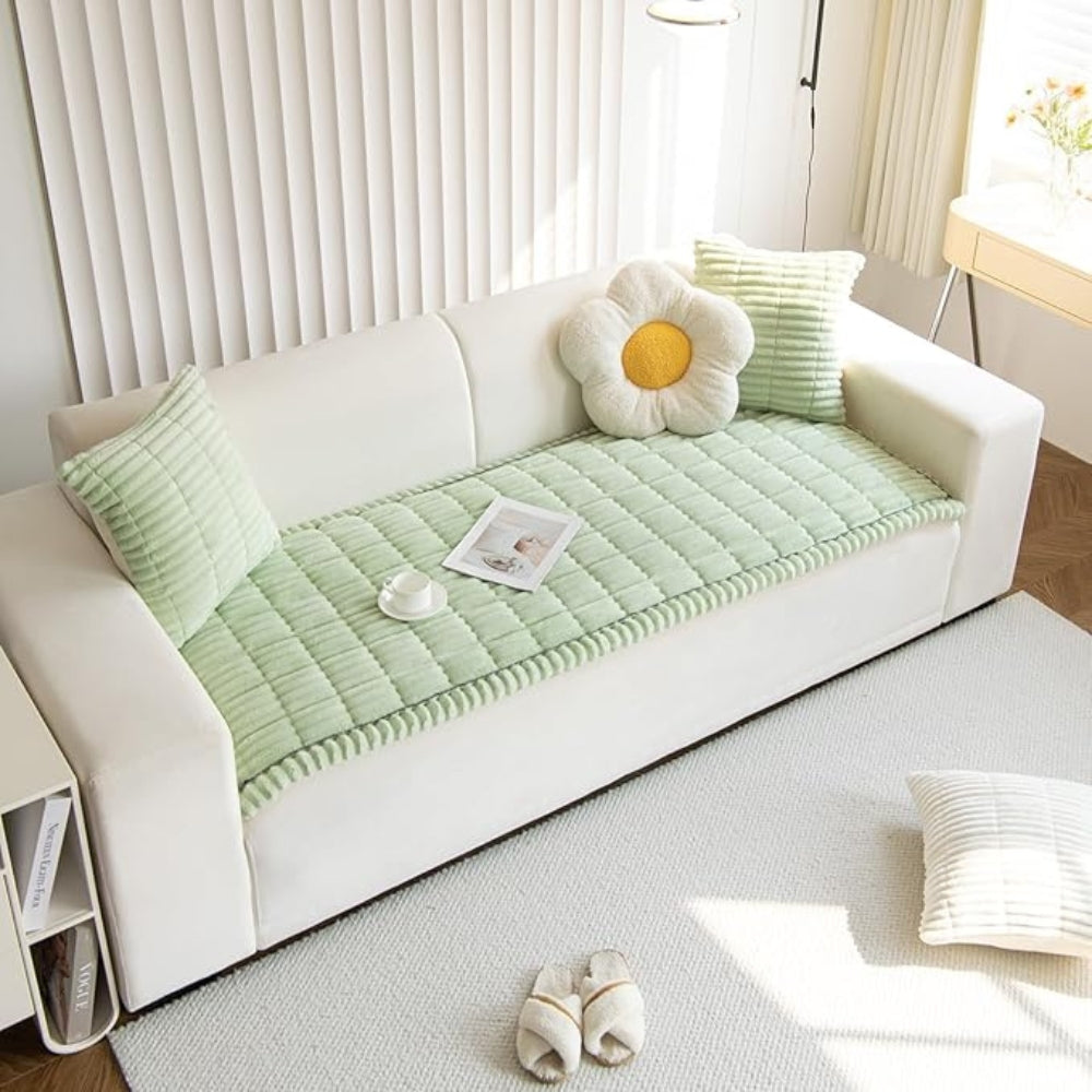 Soft Furniture Cover with Deluxe Ruffled Trim