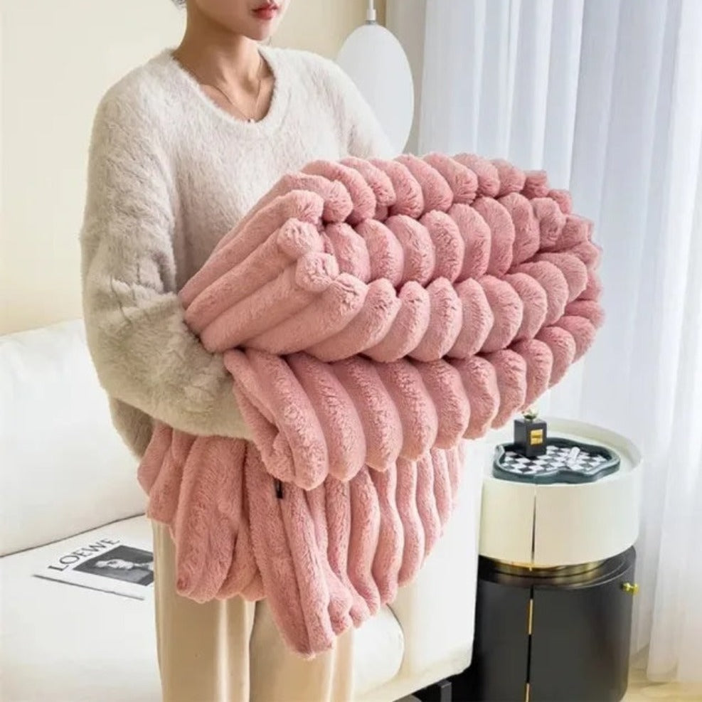 Plush Cozy Throw Blanket