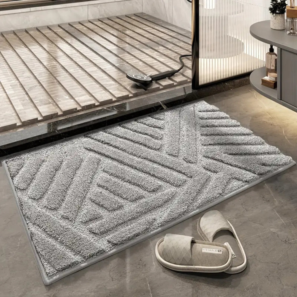 Luxury Bathroom Mat – Gentle, Slip-Resistant & Fast-Dry Rug
