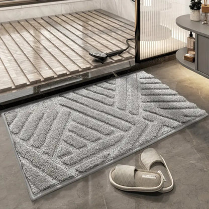 Luxury Bathroom Mat – Gentle, Slip-Resistant & Fast-Dry Rug