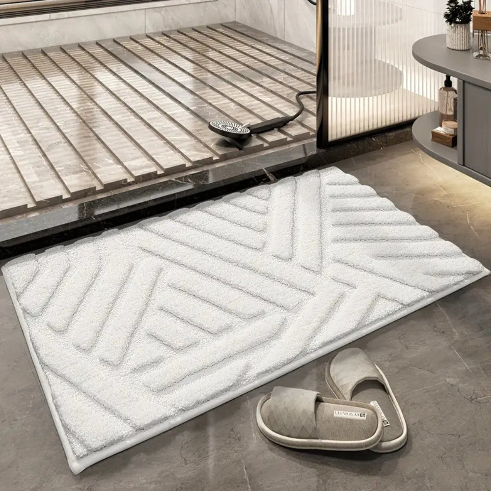 Luxury Bathroom Mat – Gentle, Slip-Resistant & Fast-Dry Rug