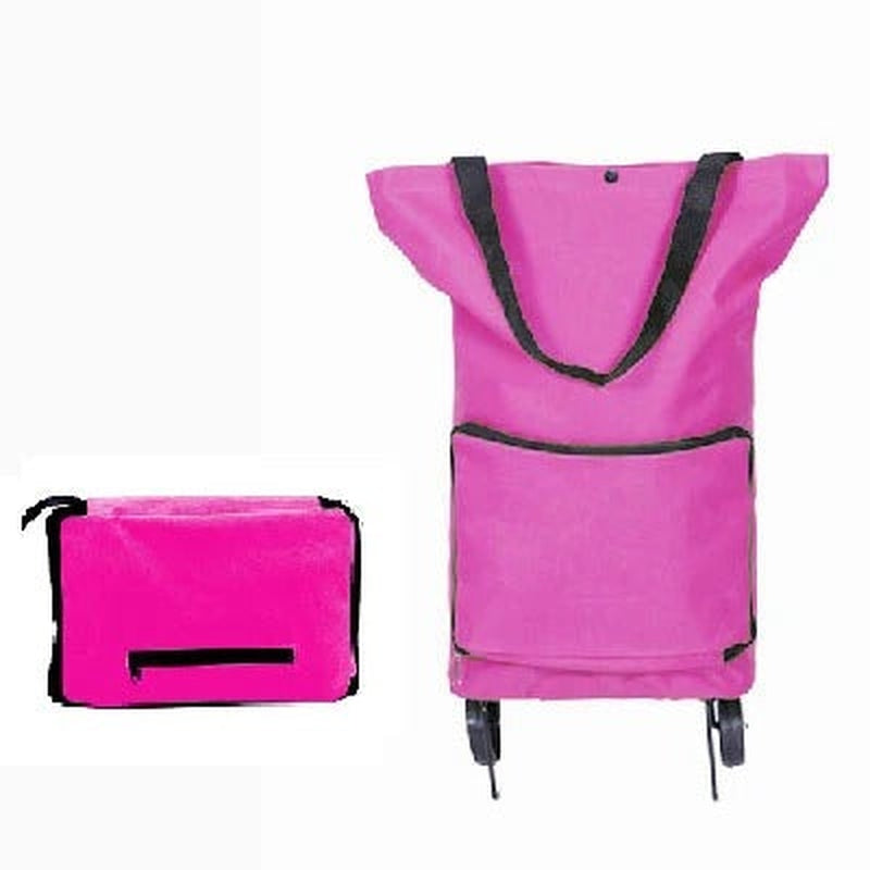 Collapsible Reusable Cart on Wheels with Folding Frame