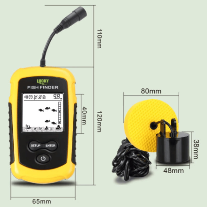 Portable Fish Finder Ice Fishing Sonar Echo Sounder