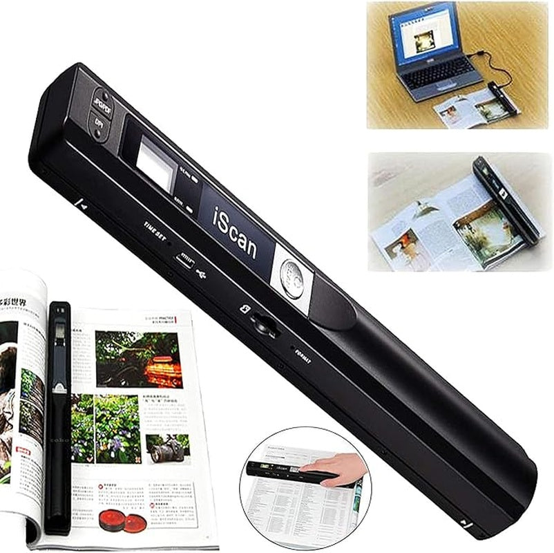 Compact Wireless Document Scanner 900DPI - Halri