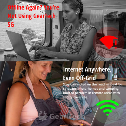 Compact Mobile Wi-Fi Router for Travel and Home Use