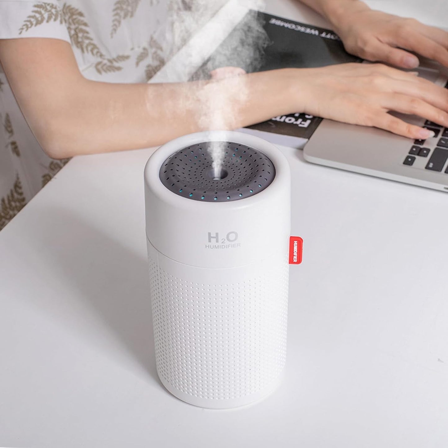 Compact Quiet Personal Air Humidifier for Bedroom - Halri