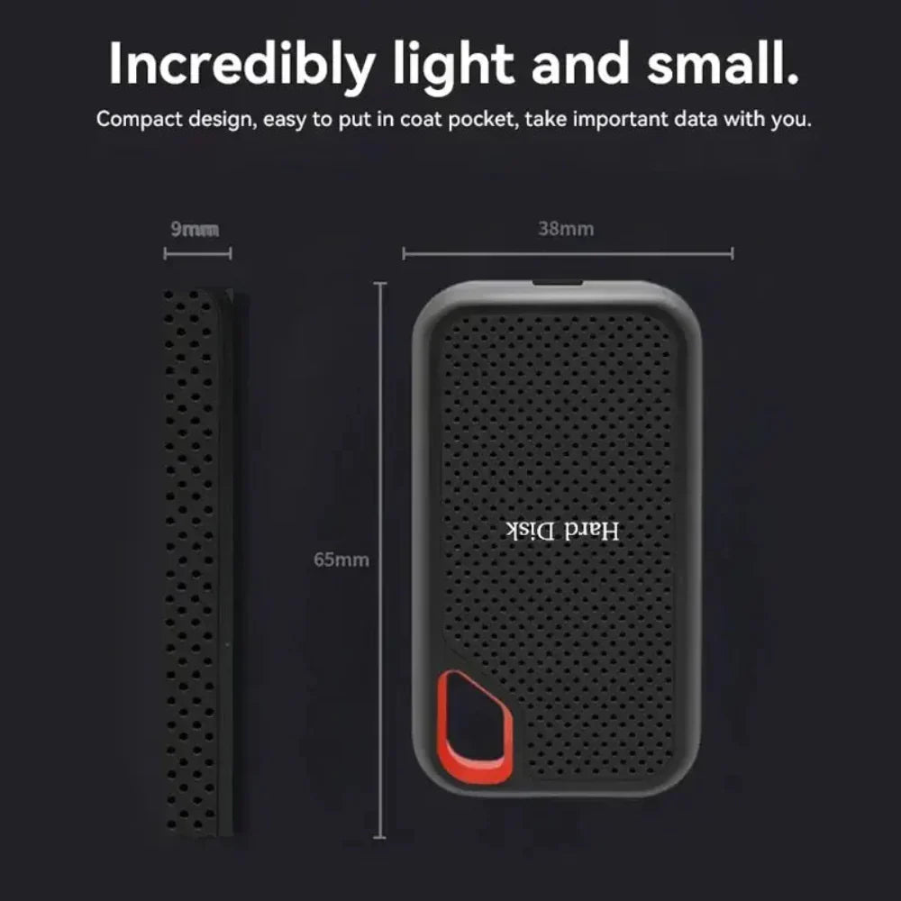 Compact Fast External SSD Drive