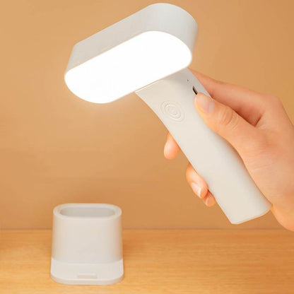 Compact Desk Lamp with Phone Stand and USB Charging - Halri