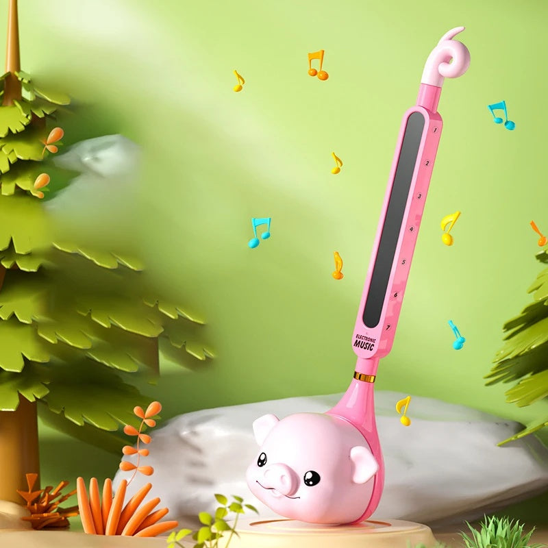 Portable Synthesizer Electronic Erhu Guitar With Adjustable Pitch & Volume, Tone Effects, Demo Tunes, One-Button Control for Ages 6+